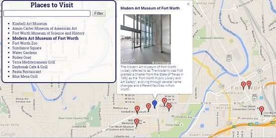 Neighborhood Map project image