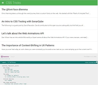 Feed Reader Testing project image
